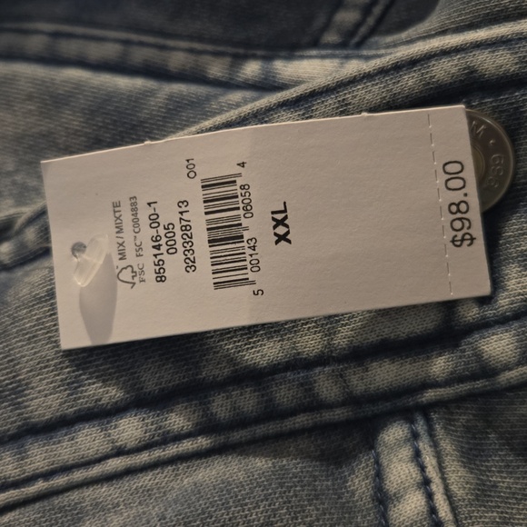 Gap VintageSoft Relaxed Icon Sweatshirt Jacket Medium Wash - Picture 6 of 6